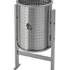 55L Brushed Stainless Garden Pewter